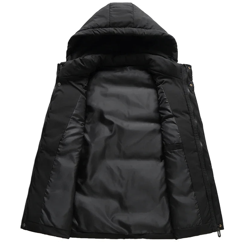 Bodywarmer met Capuchon