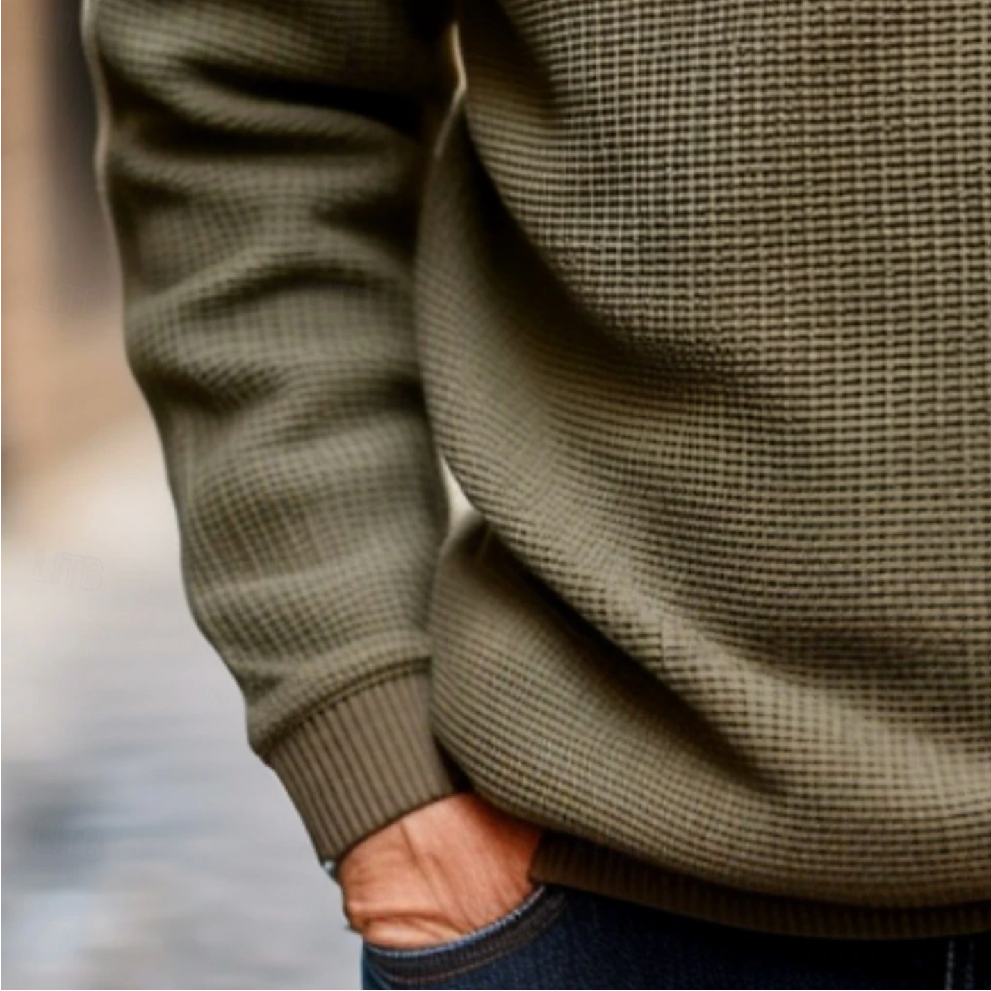 Half-zip Trui met Kraag