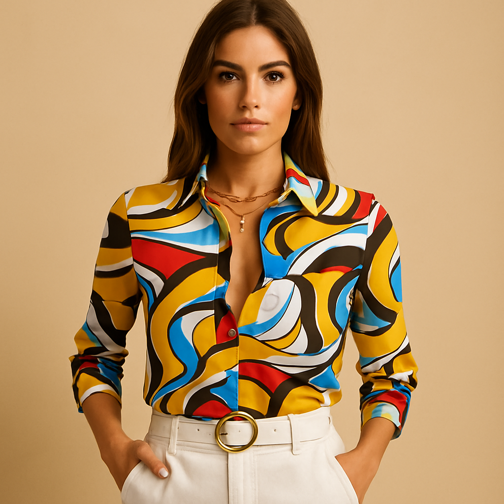 Barokke Print Blouse