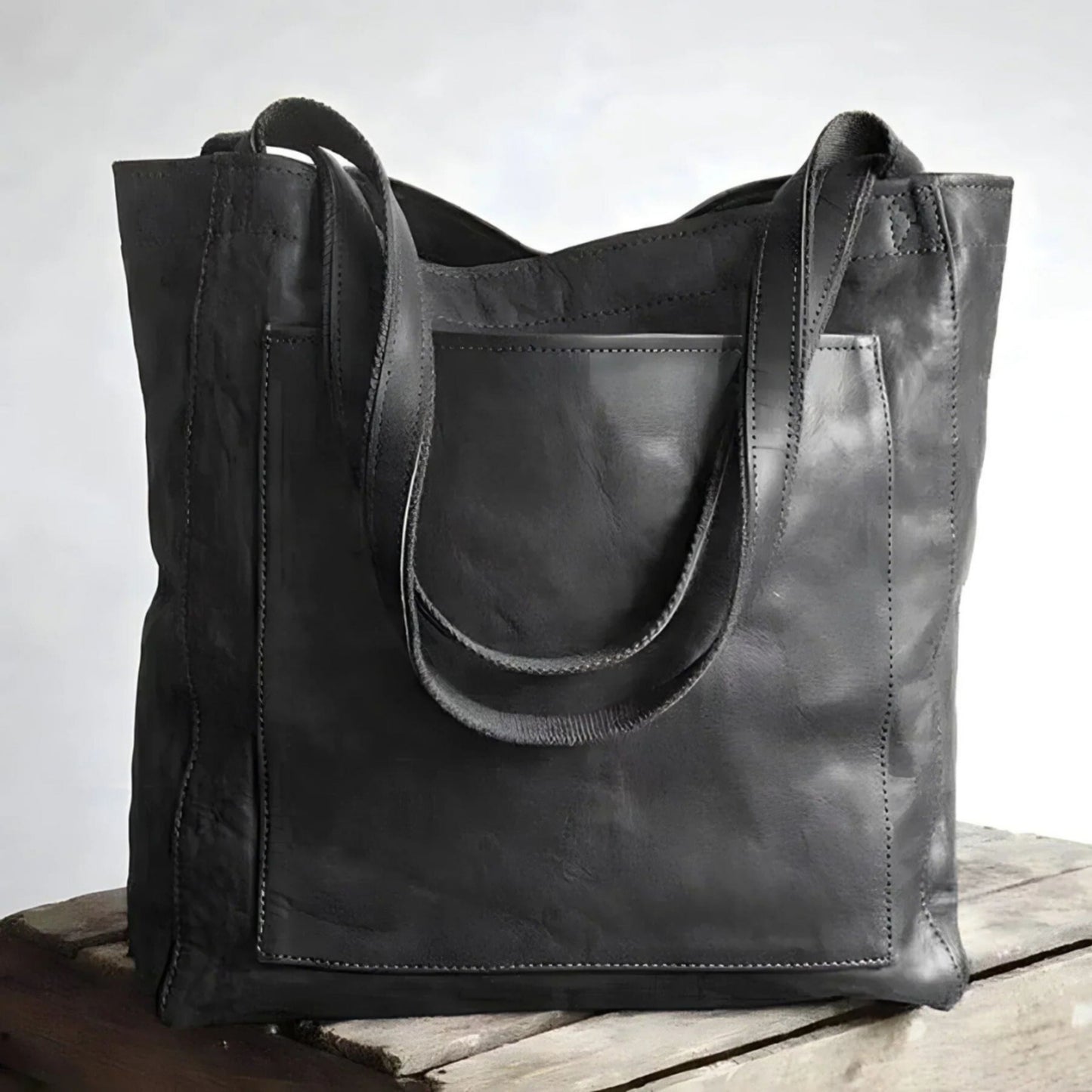 Leren Shopper Bag