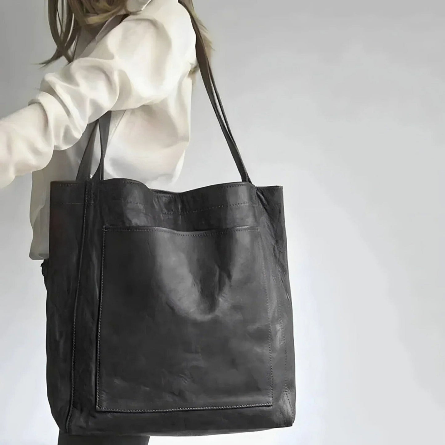 Leren Shopper Bag
