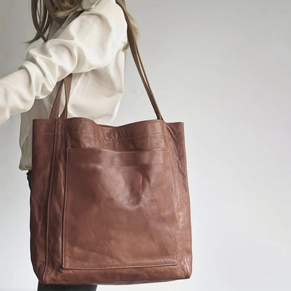 Leren Shopper Bag