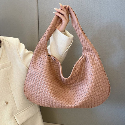 Gevlochten Leren Hobo Tas