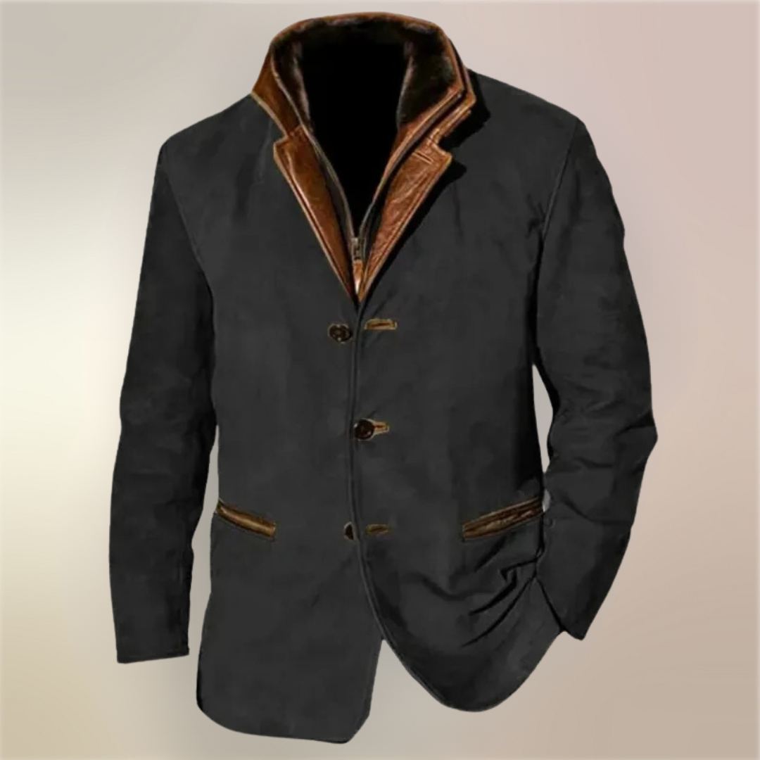 Suede Blazer Jacket