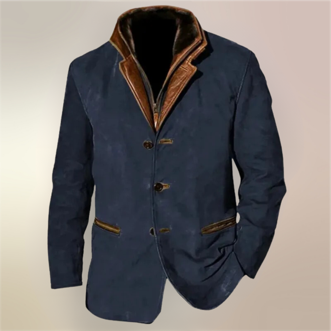 Suede Blazer Jacket