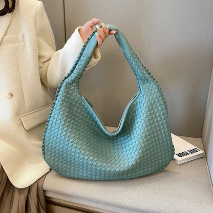 Gevlochten Leren Hobo Tas