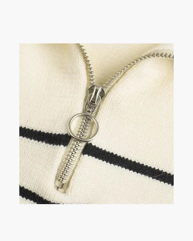 Half-Zip Knit Sweater