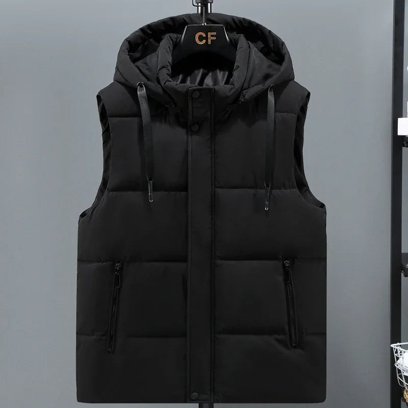 Bodywarmer met Capuchon