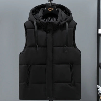 Bodywarmer met Capuchon