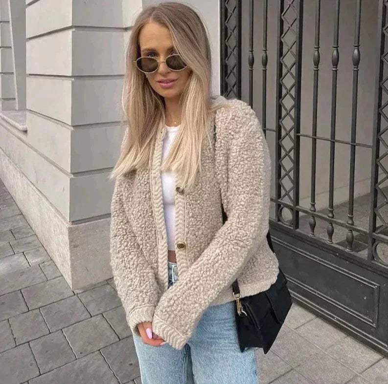 Teddy Knit Cardigan