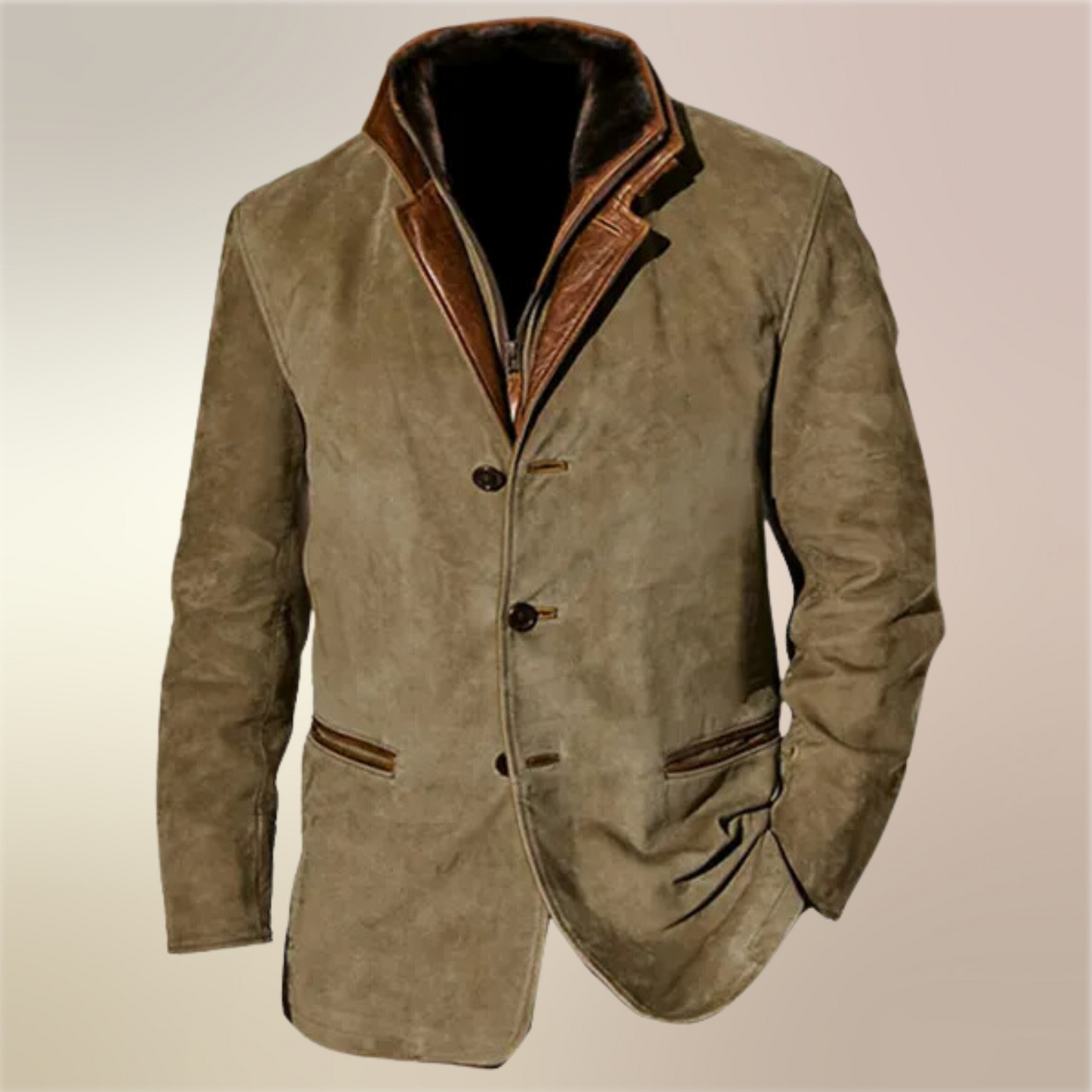 Suede Blazer Jacket