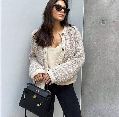 Teddy Knit Cardigan