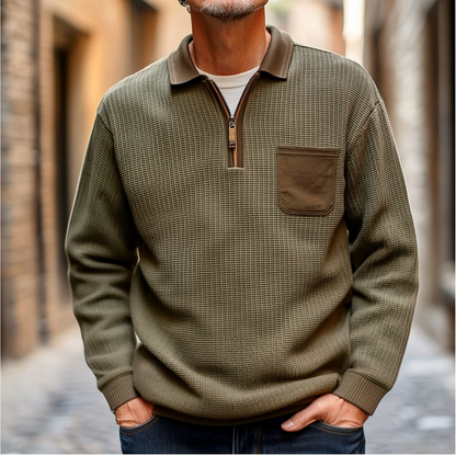 Half-zip Trui met Kraag