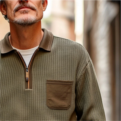 Half-zip Trui met Kraag