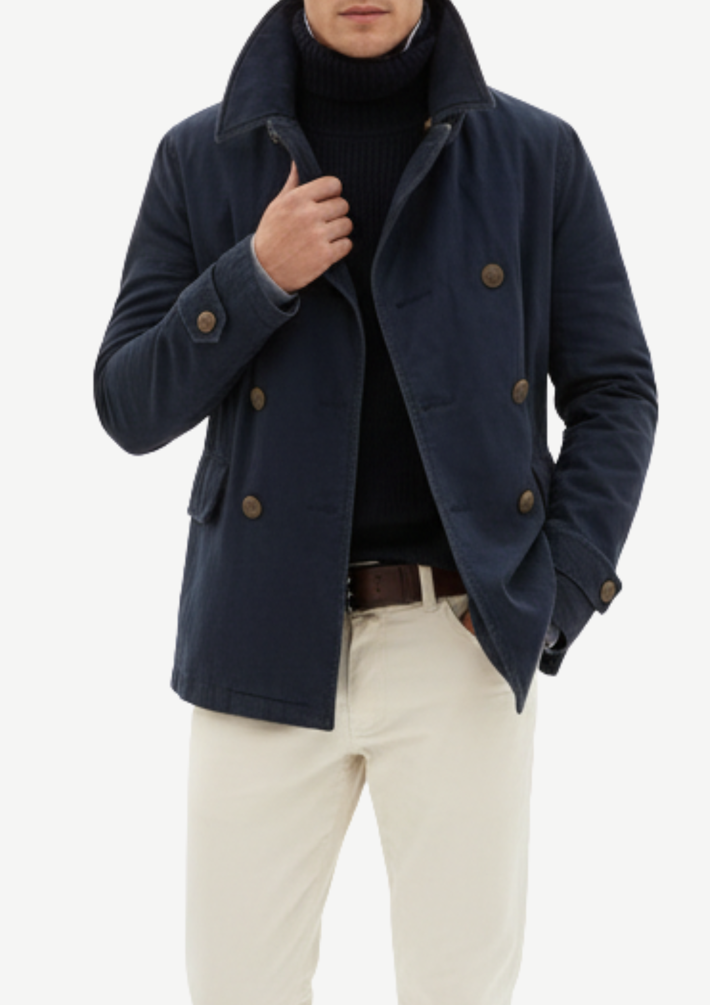 Klassieke Double-Breasted Jas