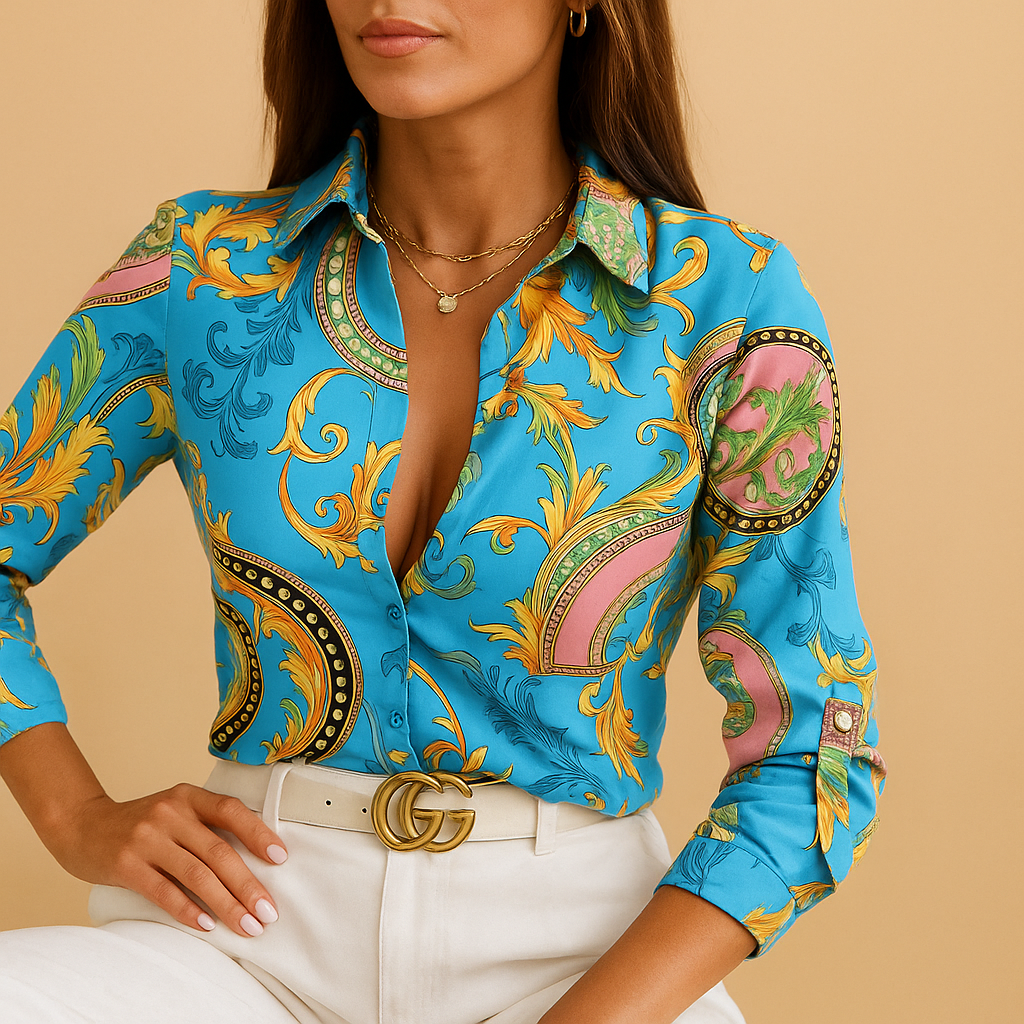 Barokke Print Blouse