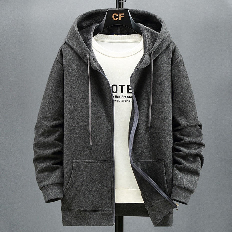 Basic Hoodie met Rits