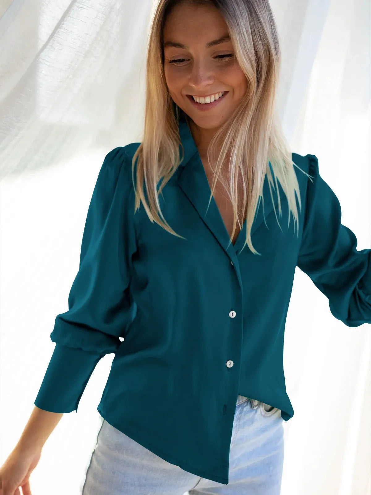 Satijnen Blouse