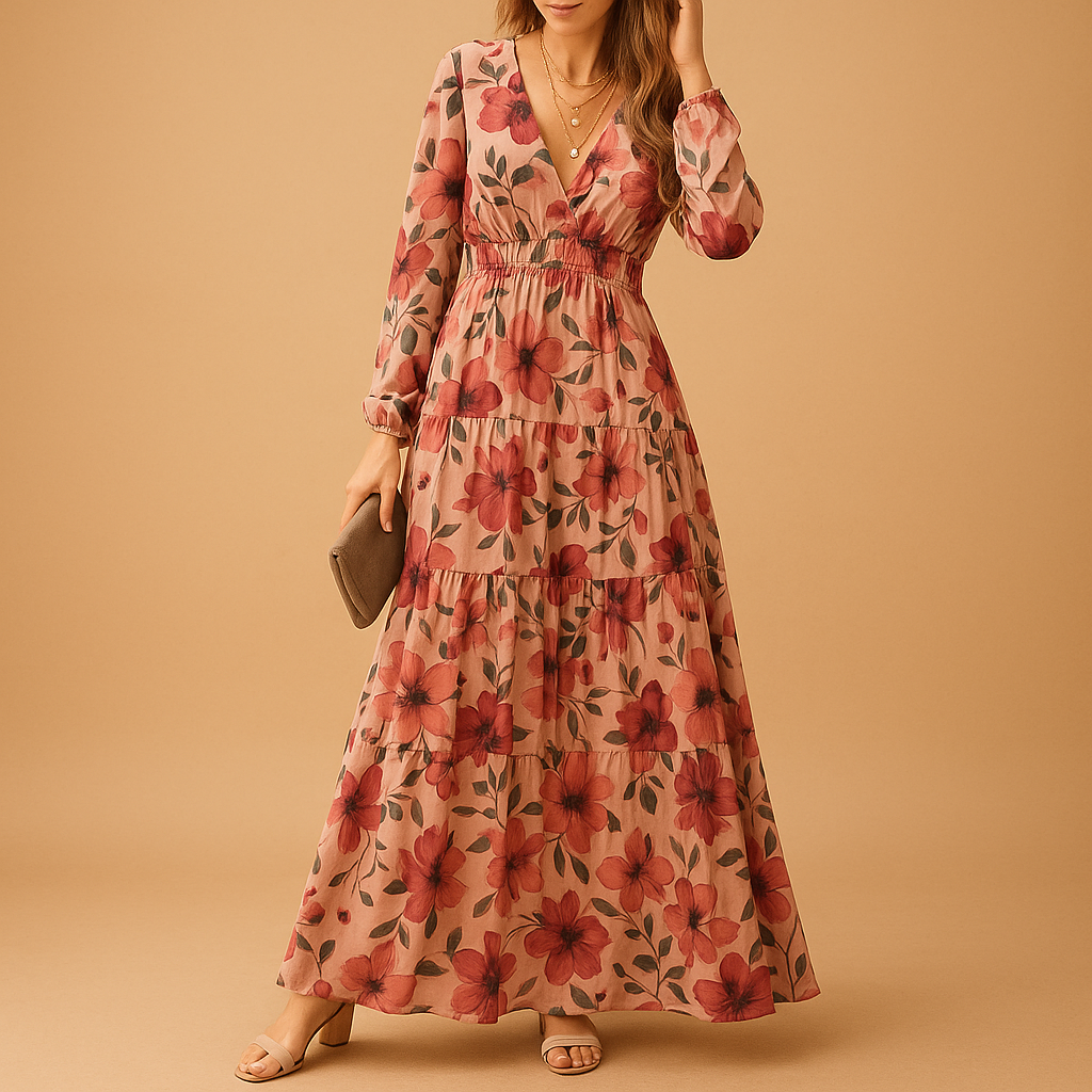 Bloemen Maxi Jurk